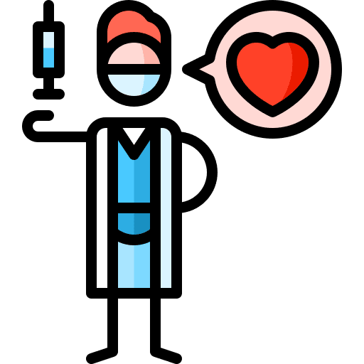 Doctor heart face mask healthcare and medical icon Doctor heart face mask healthcare and medical icon
