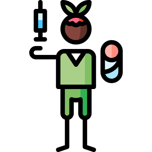 Nurse people syringe afro icon Nurse people syringe afro icon