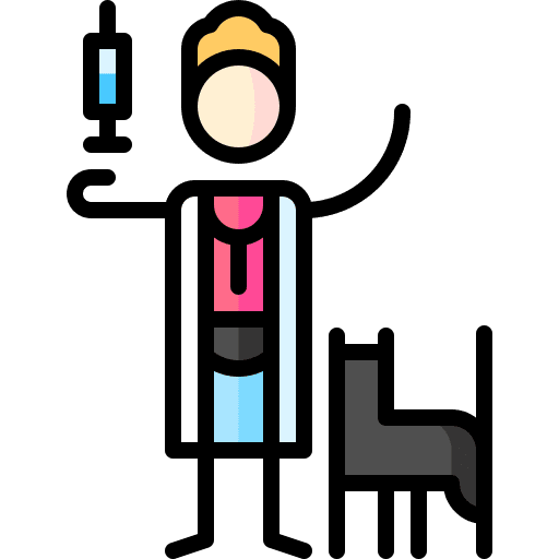 Pet doctor medicine vaccine icon Pet doctor medicine vaccine icon