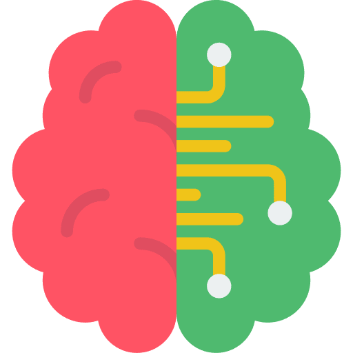 Human brain electronics human brain brain anterior icon