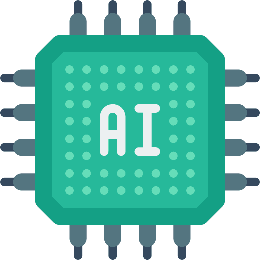 Chip cpu chip technology icon