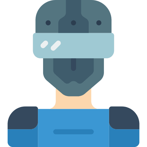 Robot science fiction user electronics icon