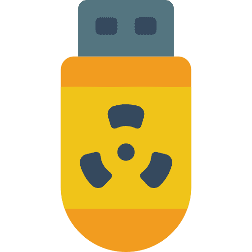 Usb bomb codes explosive icon