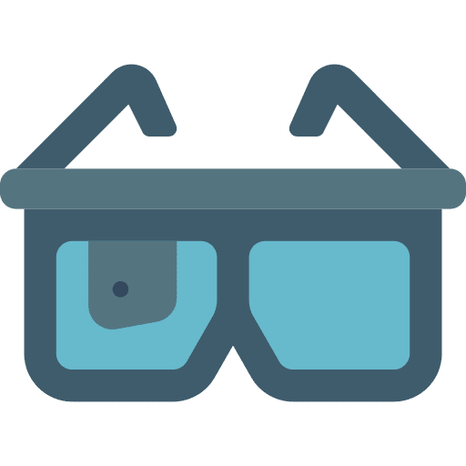 Ar glasses vr glasses augmented reality smart glasses icon