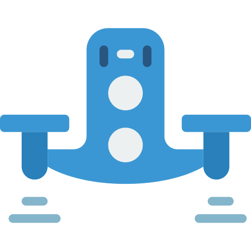 Drone quadcopter electronics autonomous icon