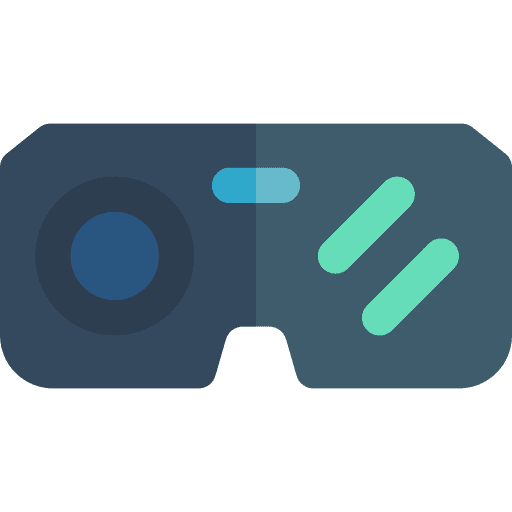 Glasses sunglasses face mask icon