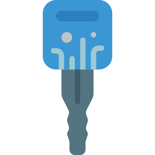 Key electronics security key icon