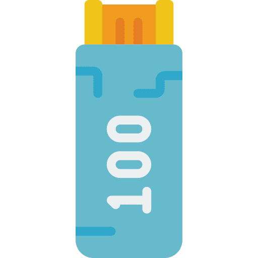 Memory card stick usb electronics icon