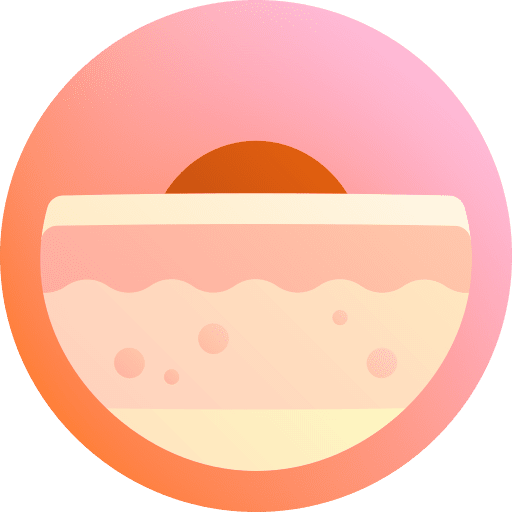 Mole wart mark spot icon