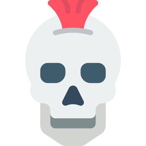 Skull halloween skull head icon