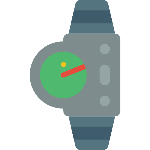 Smartwatch smartwatch time and date maps and location icon
