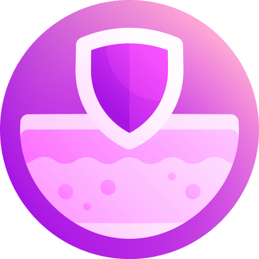 Skin protection beauty healthcare skincare icon Skin protection beauty healthcare skincare icon