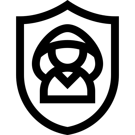 Cyber security hacker computer security icon