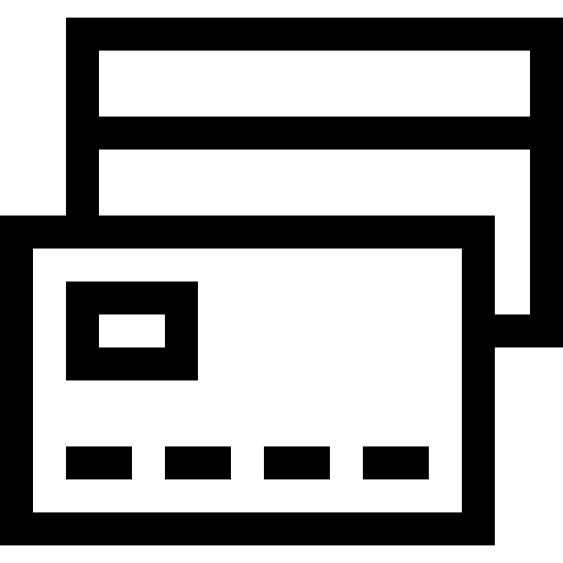 Credit card credit card business and finance icon