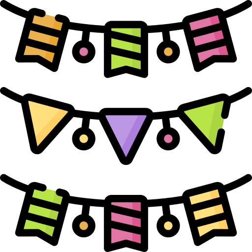 Garland garland celebration decoration icon Garland garland celebration decoration icon