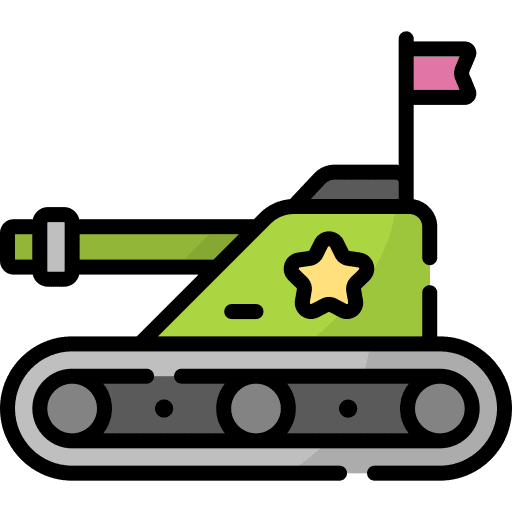 Tank transportation miscellaneous military parade icon Tank transportation miscellaneous military parade icon