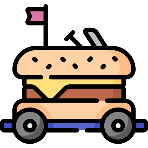 Car birthday and party car parade icon Car birthday and party car parade icon