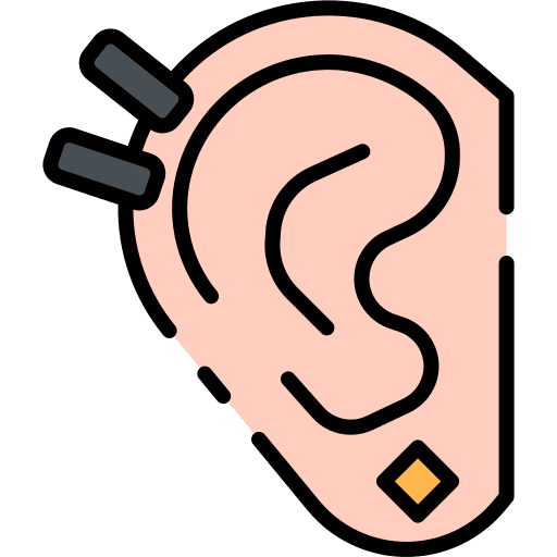 Piercings beauty fashion ear icon