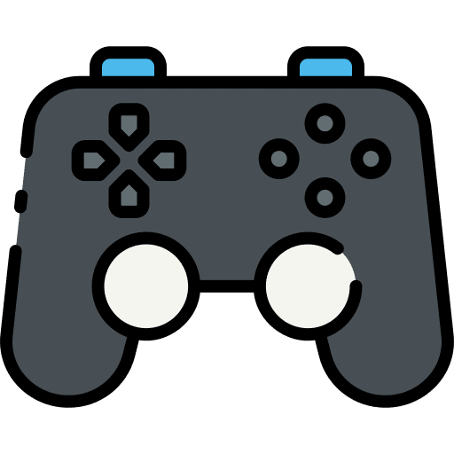 Gamepad joystick multimedia gaming icon Gamepad joystick multimedia gaming icon