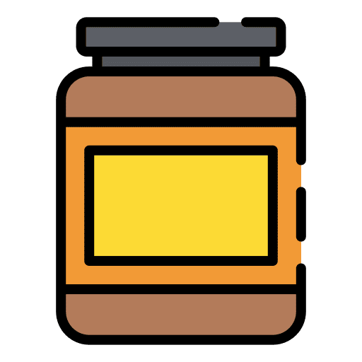 Butter jar container butter jar jar icon