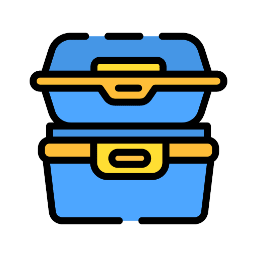 Food container food and restaurant tupper plastic icon Food container food and restaurant tupper plastic icon