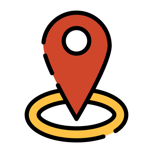 Location maps and location region map icon