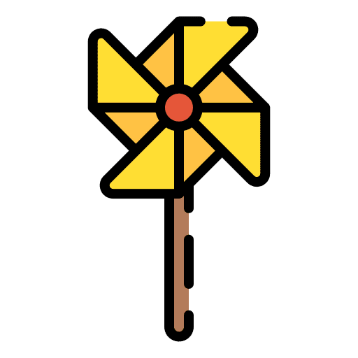 Pinwheel pinwheel toy kid and baby icon Pinwheel pinwheel toy kid and baby icon