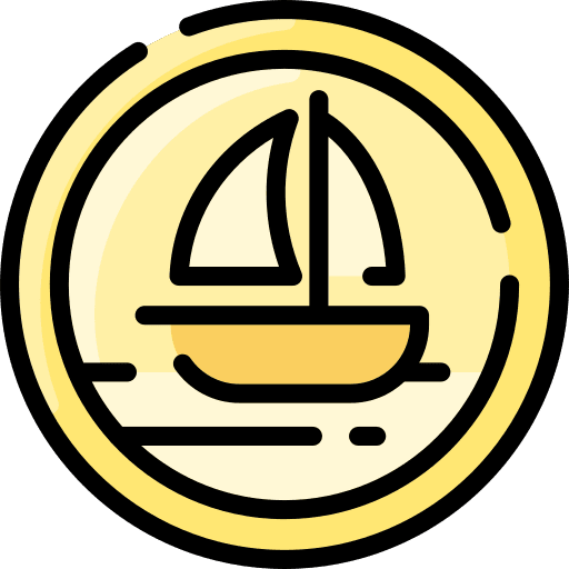 Coin business and finance american old icon