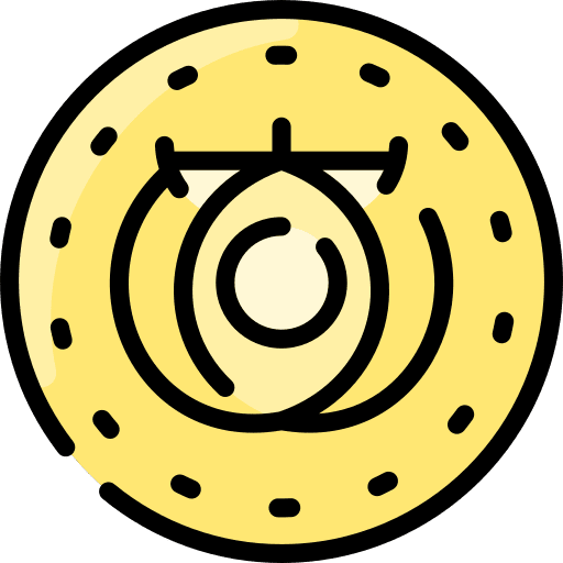 Coin currency business and finance antique icon