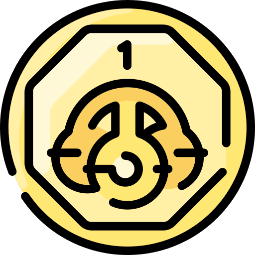 Coin old coin oceania icon