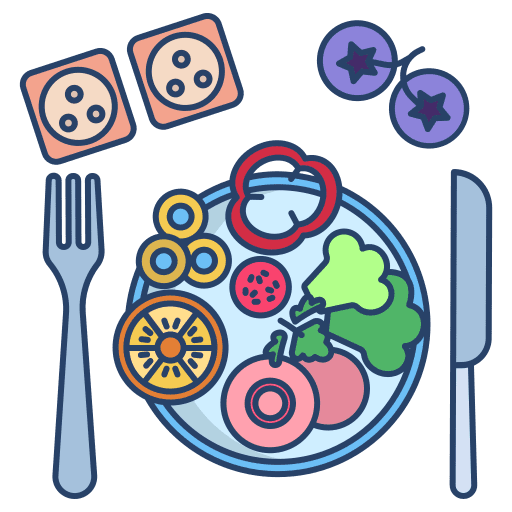 Salad salad knife food and restaurant icon