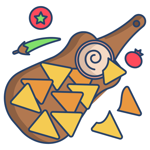 Nachos chips corn nachos icon