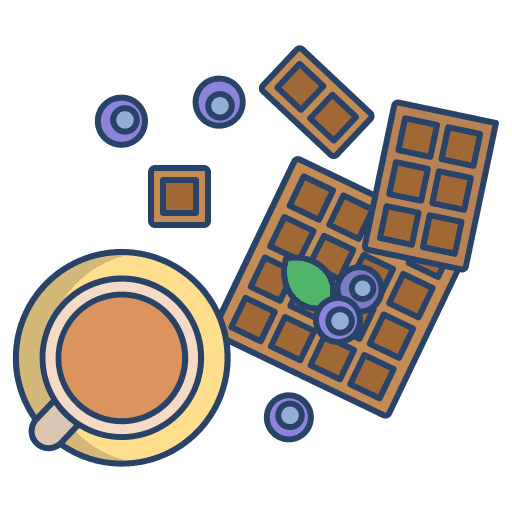 Chocolate bar chocolate bar cup food and restaurant icon Chocolate bar chocolate bar cup food and restaurant icon