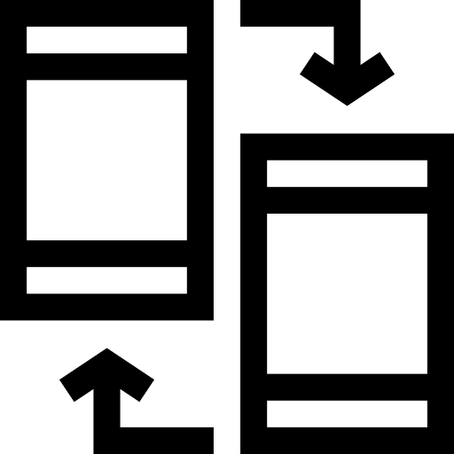 Data transfer data transfer technology sync icon Data transfer data transfer technology sync icon