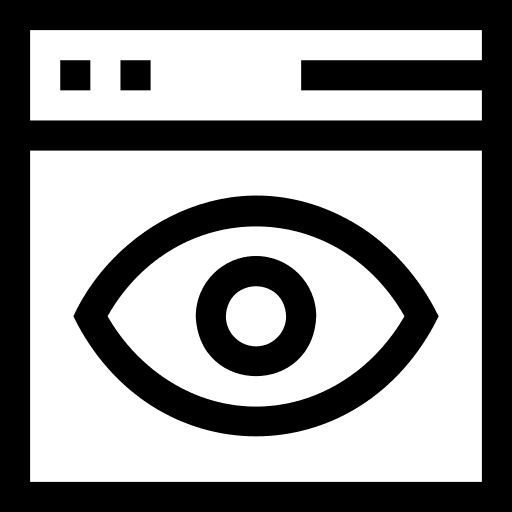 Monitoring eye browser monitoring icon Monitoring eye browser monitoring icon