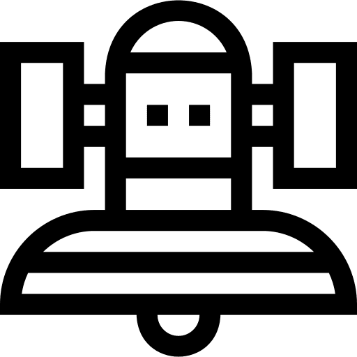 Satellite parabolic satellite dish communications icon Satellite parabolic satellite dish communications icon