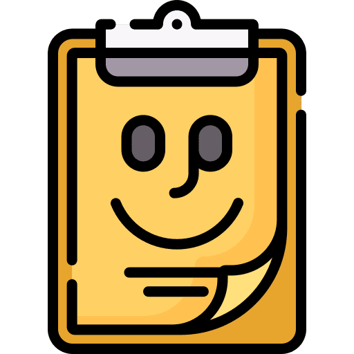 Review smile good review file icon