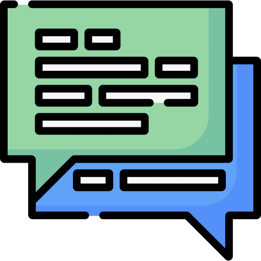 Discussion dialogue chat box speech bubble icon Discussion dialogue chat box speech bubble icon