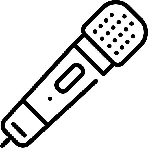 Microphone voice sing audio icon Microphone voice sing audio icon