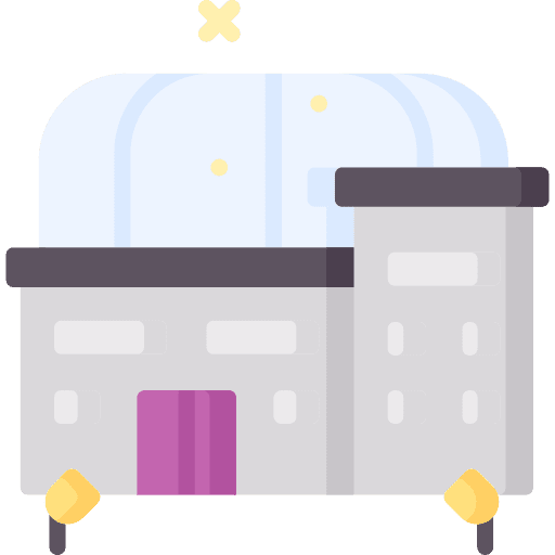 Event hall dome event hall pitch icon