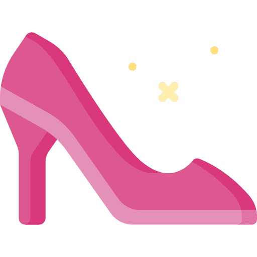 High heels fashion shoe footwear icon High heels fashion shoe footwear icon
