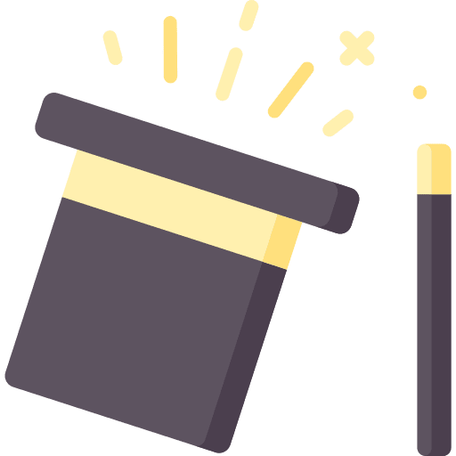 Magic show magic trick party magician icon Magic show magic trick party magician icon