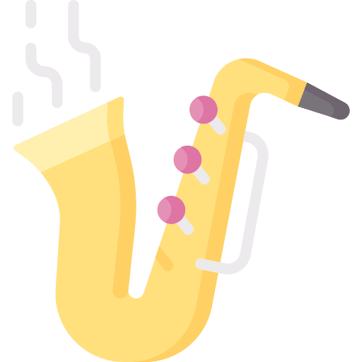 Saxophone music and multimedia music instrument jazz icon Saxophone music and multimedia music instrument jazz icon