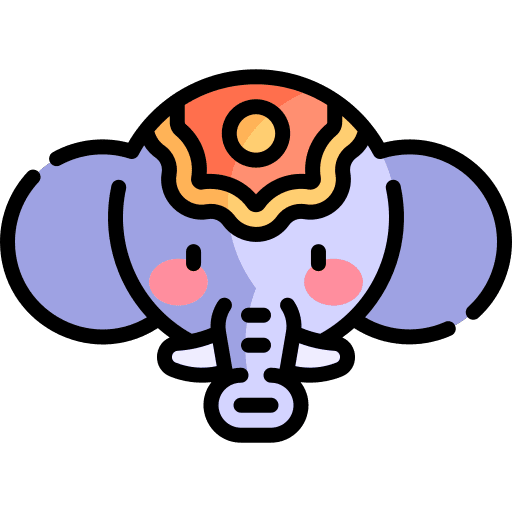 Elephant religion ganesha india icon Elephant religion ganesha india icon