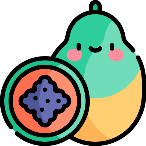 Papaya food and restaurant diet vegetarian icon Papaya food and restaurant diet vegetarian icon