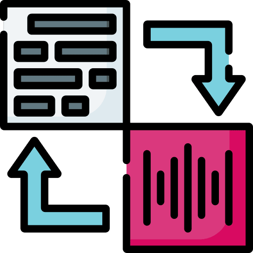 Text to speech text to speech convert language learning icon