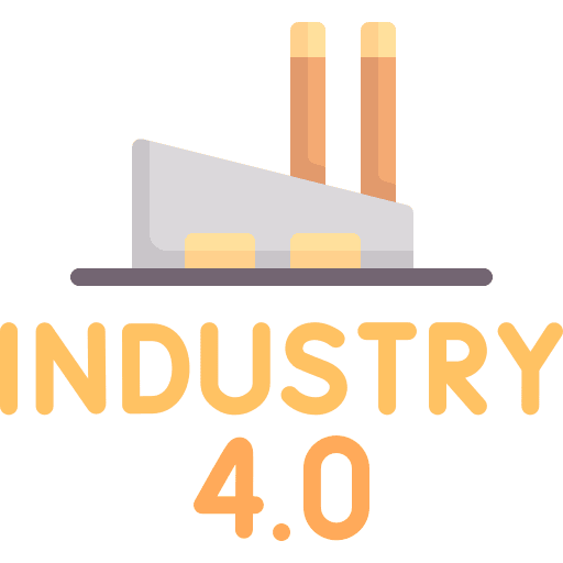 Industry 40 establishment factory industry icon