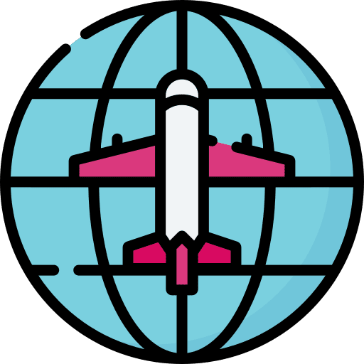 Travel travel transportation worldwide icon Travel travel transportation worldwide icon