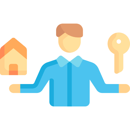 Ownership key house home icon
