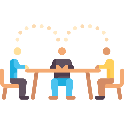 Third party group team network icon